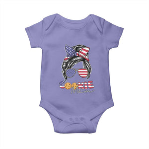 Scout Girl Mom Baby Onesie American Proud Cookie Mom Troop Leader Family Matching TS02 Violet Print Your Wear