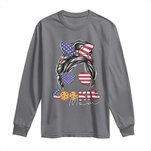 Scout Girl Mom Long Sleeve Shirt American Proud Cookie Mom Troop Leader Family Matching TS02 Charcoal Print Your Wear