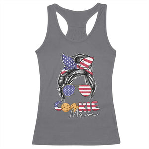 Scout Girl Mom Racerback Tank Top American Proud Cookie Mom Troop Leader Family Matching TS02 Charcoal Print Your Wear