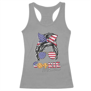 Scout Girl Mom Racerback Tank Top American Proud Cookie Mom Troop Leader Family Matching TS02 Sport Gray Print Your Wear