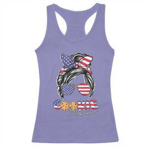 Scout Girl Mom Racerback Tank Top American Proud Cookie Mom Troop Leader Family Matching TS02 Violet Print Your Wear