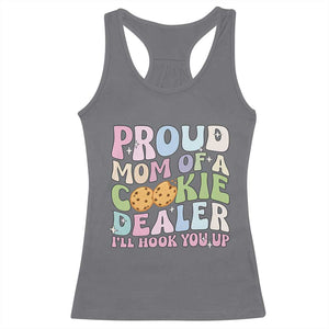 Scout Girl Mom Racerback Tank Top Proud Mom Of A Cookie Dealer Troop Leader Family Matching TS02 Charcoal Print Your Wear