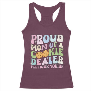 Scout Girl Mom Racerback Tank Top Proud Mom Of A Cookie Dealer Troop Leader Family Matching TS02 Maroon Print Your Wear