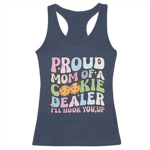 Scout Girl Mom Racerback Tank Top Proud Mom Of A Cookie Dealer Troop Leader Family Matching TS02 Navy Print Your Wear