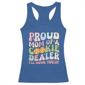 Scout Girl Mom Racerback Tank Top Proud Mom Of A Cookie Dealer Troop Leader Family Matching TS02 Royal Blue Print Your Wear