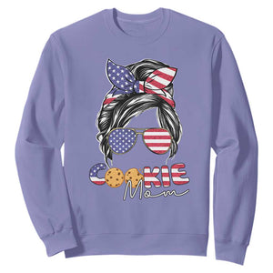 Scout Girl Mom Sweatshirt American Proud Cookie Mom Troop Leader Family Matching TS02 Violet Print Your Wear