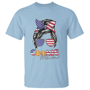 Scout Girl Mom T Shirt American Proud Cookie Mom Troop Leader Family Matching TS02 Light Blue Print Your Wear
