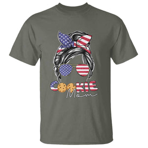 Scout Girl Mom T Shirt American Proud Cookie Mom Troop Leader Family Matching TS02 Military Green Print Your Wear