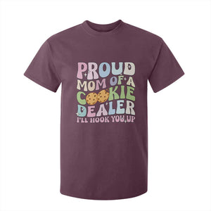 Scout Girl Mom T Shirt For Kid Proud Mom Of A Cookie Dealer Troop Leader Family Matching TS02 Maroon Print Your Wear