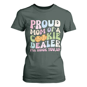 Scout Girl Mom T Shirt For Women Proud Mom Of A Cookie Dealer Troop Leader Family Matching TS02 Dark Forest Green Print Your Wear