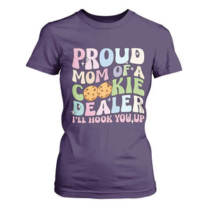 Scout Girl Mom T Shirt For Women Proud Mom Of A Cookie Dealer Troop Leader Family Matching TS02 Purple Print Your Wear