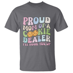 Scout Girl Mom T Shirt Proud Mom Of A Cookie Dealer Troop Leader Family Matching TS02 Charcoal Print Your Wear