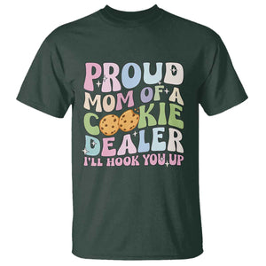 Scout Girl Mom T Shirt Proud Mom Of A Cookie Dealer Troop Leader Family Matching TS02 Dark Forest Green Print Your Wear