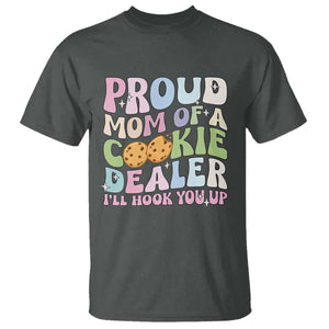 Scout Girl Mom T Shirt Proud Mom Of A Cookie Dealer Troop Leader Family Matching TS02 Dark Heather Print Your Wear
