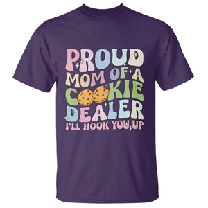 Scout Girl Mom T Shirt Proud Mom Of A Cookie Dealer Troop Leader Family Matching TS02 Purple Print Your Wear