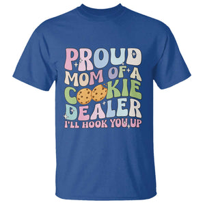 Scout Girl Mom T Shirt Proud Mom Of A Cookie Dealer Troop Leader Family Matching TS02 Royal Blue Print Your Wear