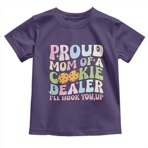 Scout Girl Mom Toddler T Shirt Proud Mom Of A Cookie Dealer Troop Leader Family Matching TS02 Purple Print Your Wear