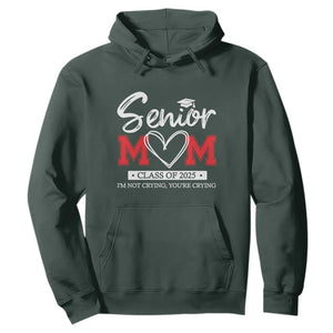Senior Mom Class Of 2025 Graduate Hoodie TS11 Dark Forest Green Print Your Wear