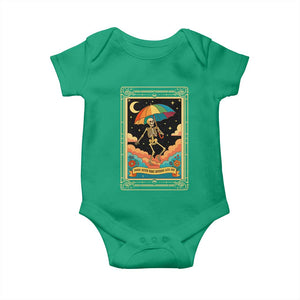 Shade Never Made Anybody Less Gay Baby Onesie Funny Skeleton Rainbow Pride Month TS10 Irish Green Print Your Wear