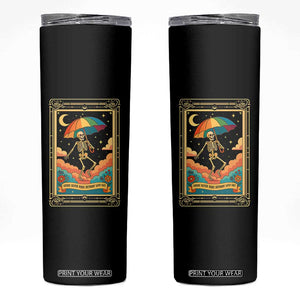 Shade Never Made Anybody Less Gay Skinny Tumbler Funny Skeleton Rainbow Pride Month TS10 Black Print Your Wear