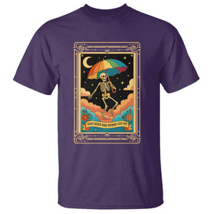 Shade Never Made Anybody Less Gay T Shirt Funny Skeleton Rainbow Pride Month TS10 Purple Print Your Wear