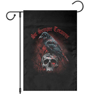 Sic Semper Tyrannis & Raven Garden Flag Protest Feminist Activist TS10 Black Print Your Wear