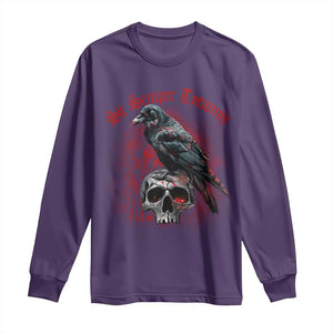 Sic Semper Tyrannis & Raven Long Sleeve Shirt Protest Feminist Activist TS10 Purple Print Your Wear