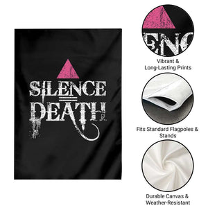 Silence Death Garden Flag LGBTQ Pride Month TS10 Print Your Wear