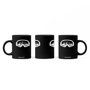 Skiing Coffee Mug Skiing Goggles Snow Wintersport Ski Snowboard TS10 Print Your Wear