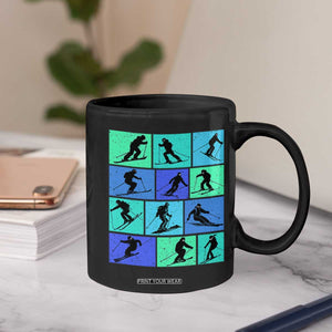 Skiing Coffee Mug for Skiers Wintersport Ski Snowboard TS10 Print Your Wear