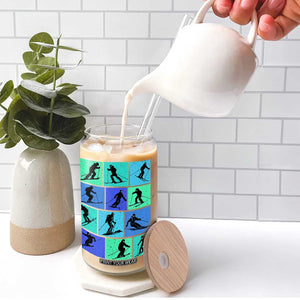 Skiing Glass Can for Skiers Wintersport Ski Snowboard TS10 Print Your Wear