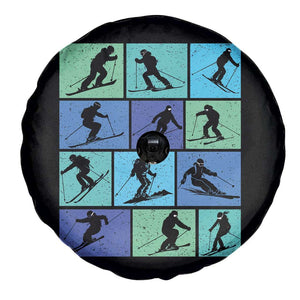 Skiing Spare Tire Cover for Skiers Wintersport Ski Snowboard TS10 Print Your Wear