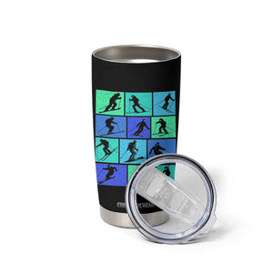 Skiing Tumbler Cup for Skiers Wintersport Ski Snowboard TS10 Print Your Wear