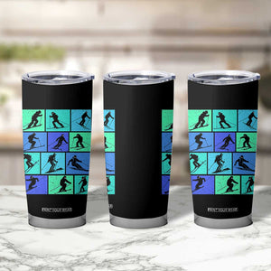 Skiing Tumbler Cup for Skiers Wintersport Ski Snowboard TS10 Print Your Wear