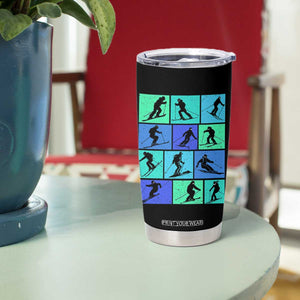 Skiing Tumbler Cup for Skiers Wintersport Ski Snowboard TS10 Print Your Wear