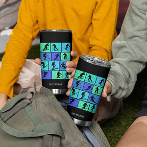 Skiing Tumbler Cup for Skiers Wintersport Ski Snowboard TS10 Print Your Wear