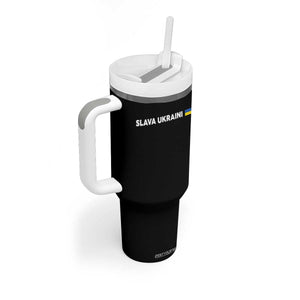 Slava Ukraini Ukraine Flag Tumbler With Handle Ukrainian Pride TS10 Print Your Wear