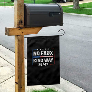 Snarky No Kings In America Garden Flag No Faux King Way 86 47 TS10 Print Your Wear