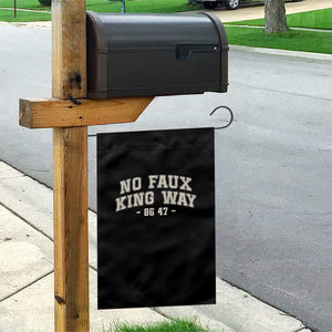 Snarky No Kings In America Garden Flag No Faux King Way 86 47 Vintage Retro TS10 Print Your Wear