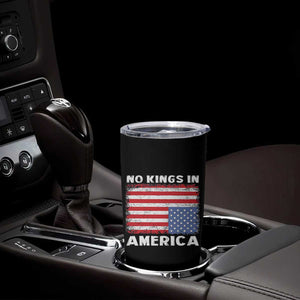 Snarky No Kings In America Tumbler Cup 86 47 No Faux King Way US Flag Upside Down TS10 Print Your Wear