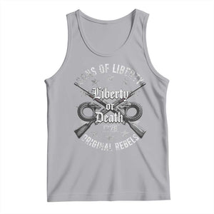 Sons Of Liberty 1776 Original Rebels Liberty Or Death Tank Top Patriotic US History TS11 Athletic Heather Print Your Wear
