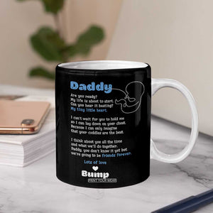 Soon To Be Dad Coffee Mug Funny Pregnancy Announcement Dad American Flag TB10 Print Your Wear
