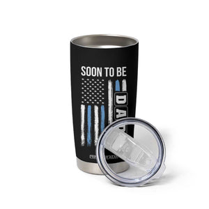 Soon To Be Dad Tumbler Cup Funny Pregnancy Announcement Dad American Flag TB10 Print Your Wear