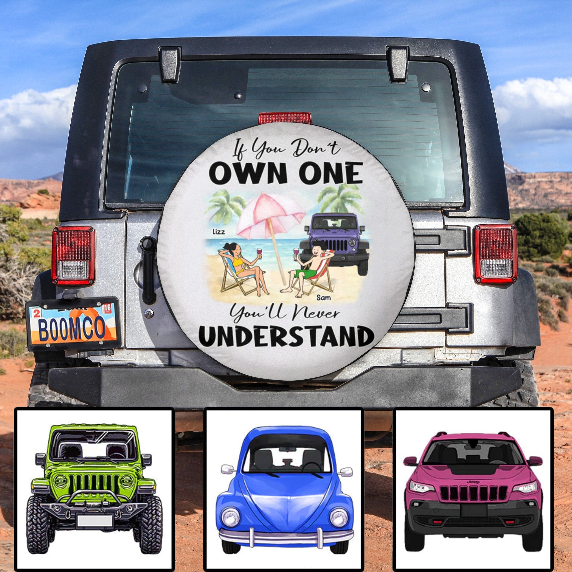 Personalized Jeep Tire Cover, If You Dont Own One Youll Never Understand, Gift For Jeep Lovers CTM Custom - Printyourwear
