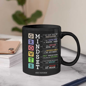 Special Education Coffee Mug Growth Mindset Positive Inspiration TS02 Print Your Wear