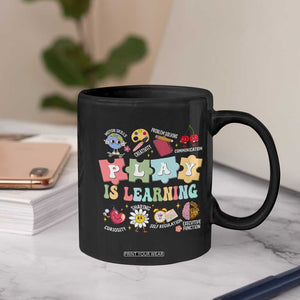 Special Education Coffee Mug Play is Learning Sped Teacher TS02 Print Your Wear
