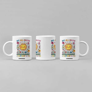 Special Education Coffee Mug We All Grow At Different Rates Inspirational Inclusion Sped Teacher TS02 Print Your Wear