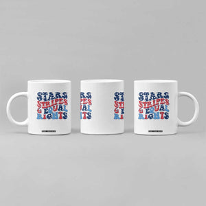 Stars Stripes And Equal Rights Coffee Mug Groovy Retro 4th Of July TS10 Print Your Wear