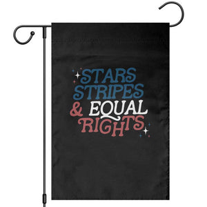 Stars Stripes And Equal Rights Garden Flag 4th Of July Liberal American TS11 Black Print Your Wear