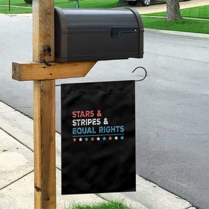 Stars Stripes And Equal Rights Garden Flag 4th Of July Women's Rights TS11 Print Your Wear